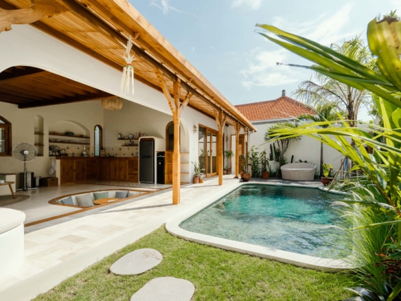 Pool with Sunken Villa Canggutopia 2