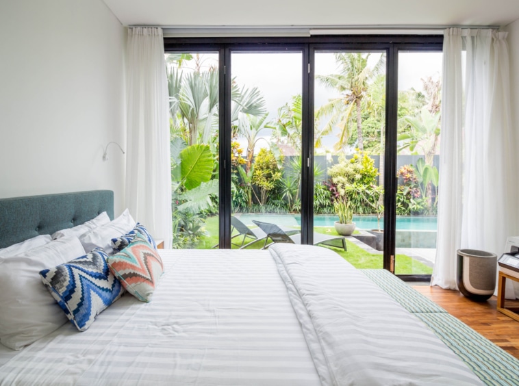 Villa Pakuk Bedroom with Pool View