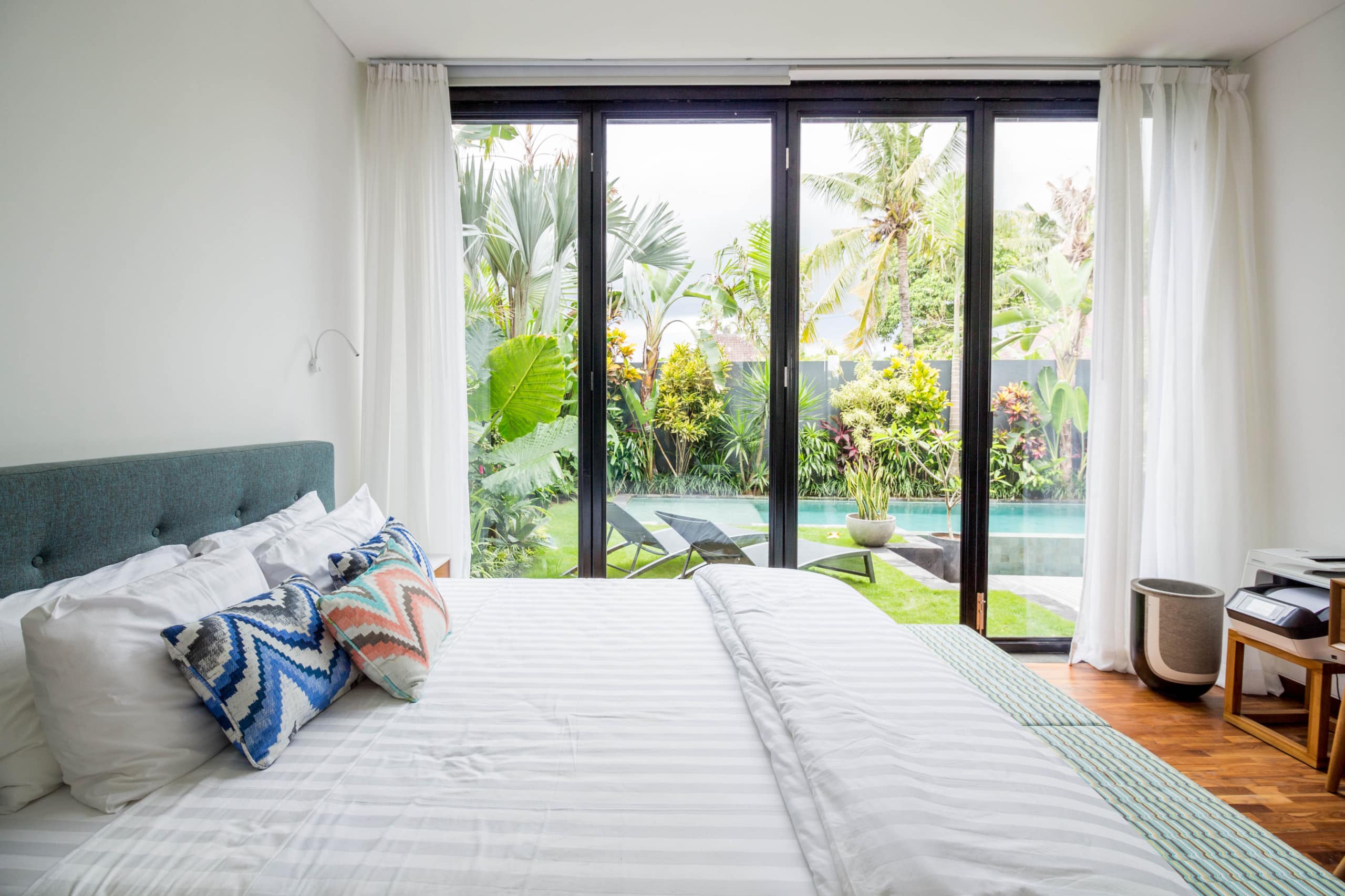 Villa Pakuk Bedroom with Pool View